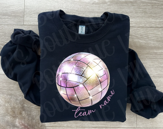 Fun Volleyball Custom Name (black)