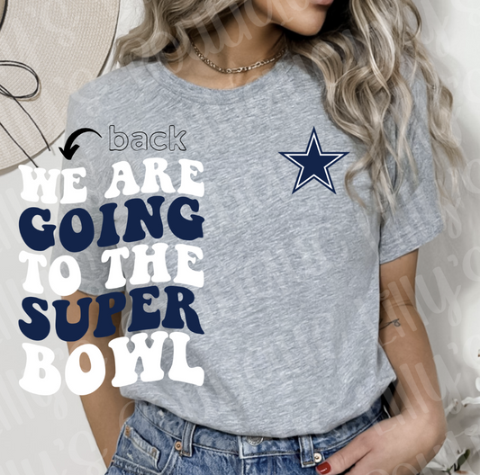 We are going to the super bowl