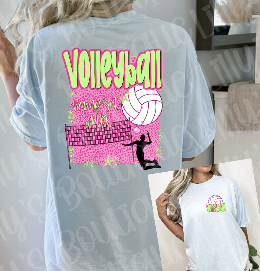 Volleyball (comfort colors chambray)