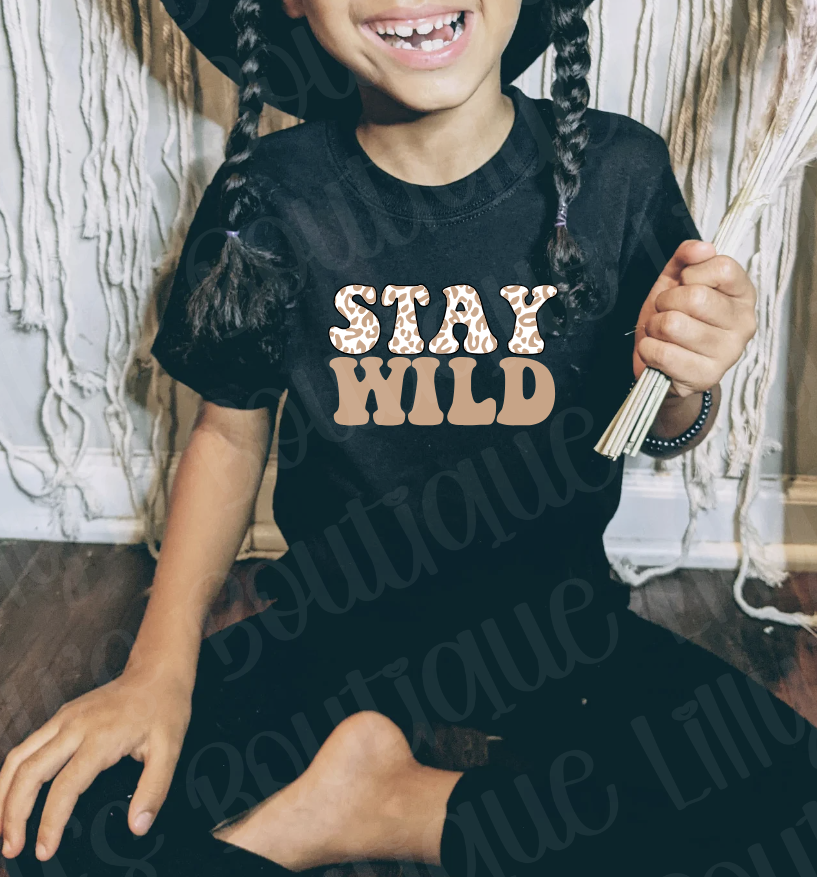 Stay wild tee