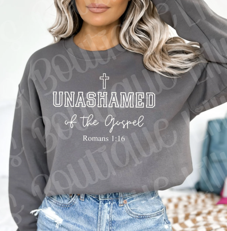 Unashamed of the gospel (charcoal)