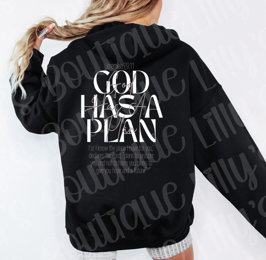 God has a plan (black)