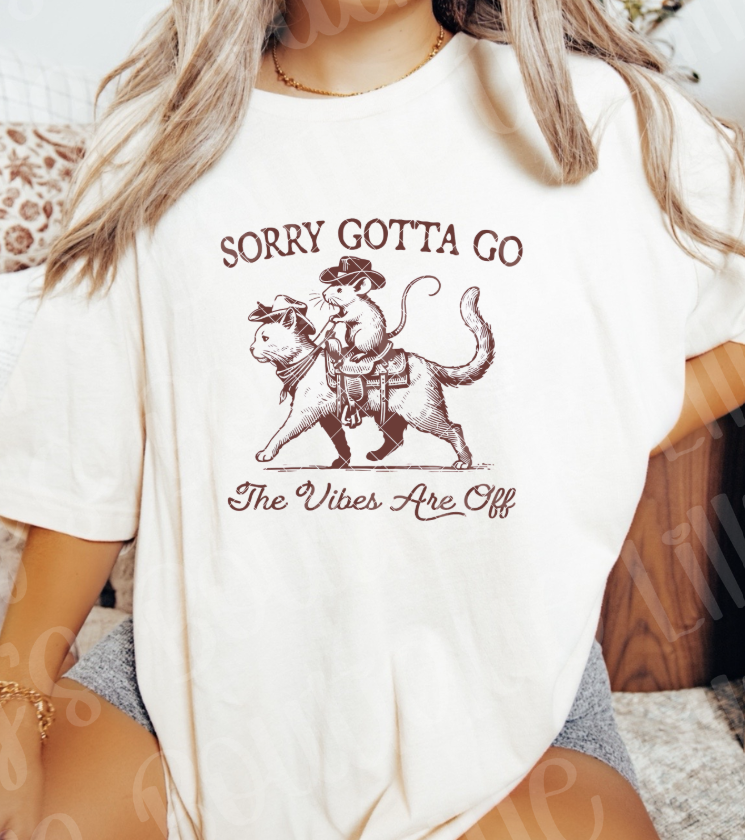 Sorry Gotta go (natural)