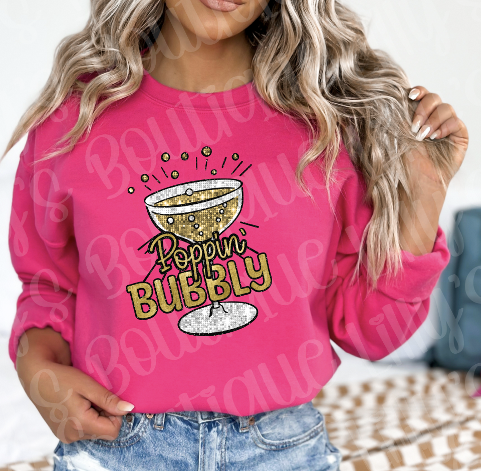 Poppin bubbly sweatshirt