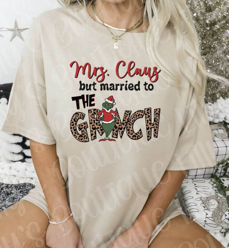 Mrs. Claus but married to the Grinch