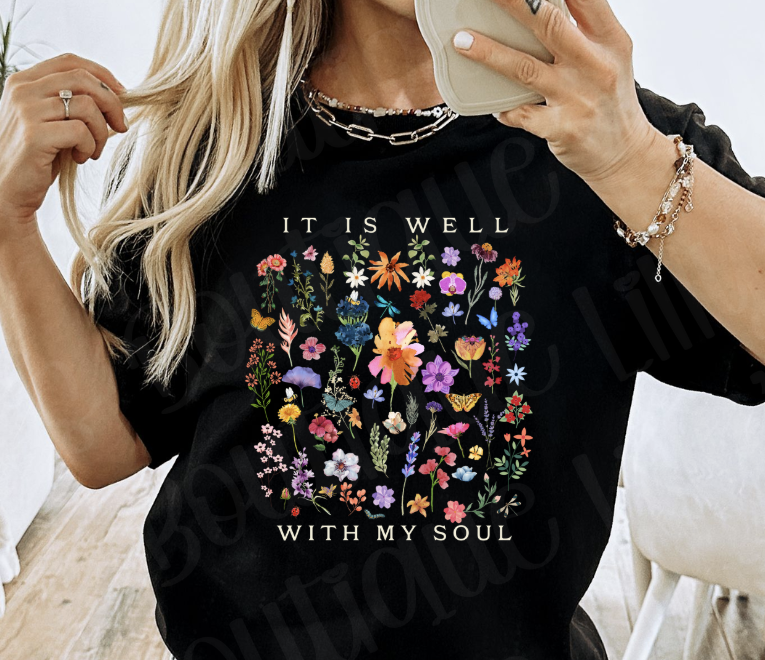 It is well with my soul (black)