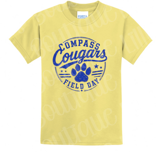 Yellow Field Day Cougars