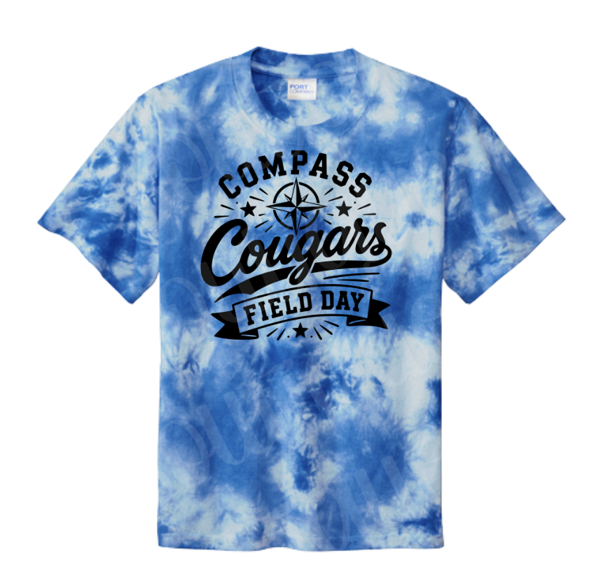 Sky Blue Tie Dye Cougars