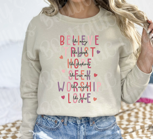 Love like sweatshirt