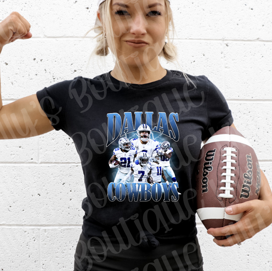 Cowboys Collage tee