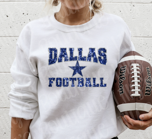 Dallas Sweatshirt (not real glitter)