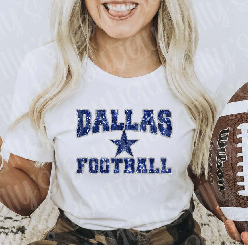 Dallas Tee (not real glitter)