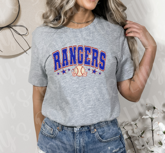 Rangers Baseball tee