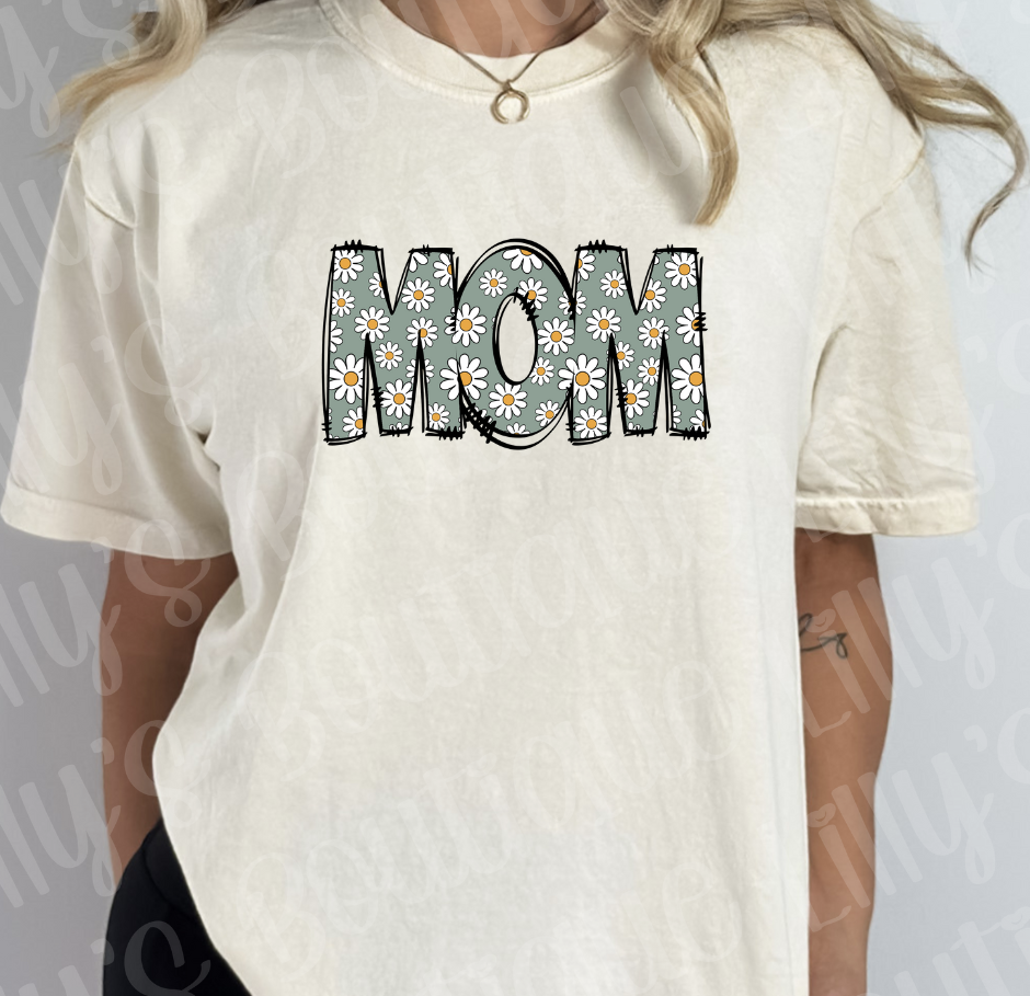 Mom Daisy Tee