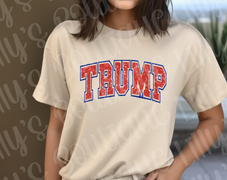 Trump tee (not actual glitter)