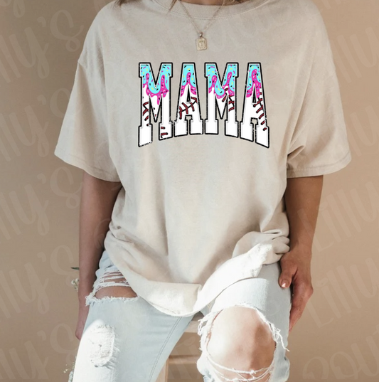 Mama Baseball Drip (tan)