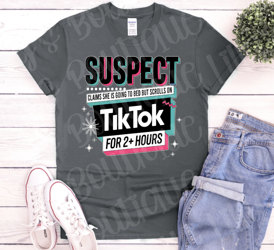 Suspect TikTok (charcoal)