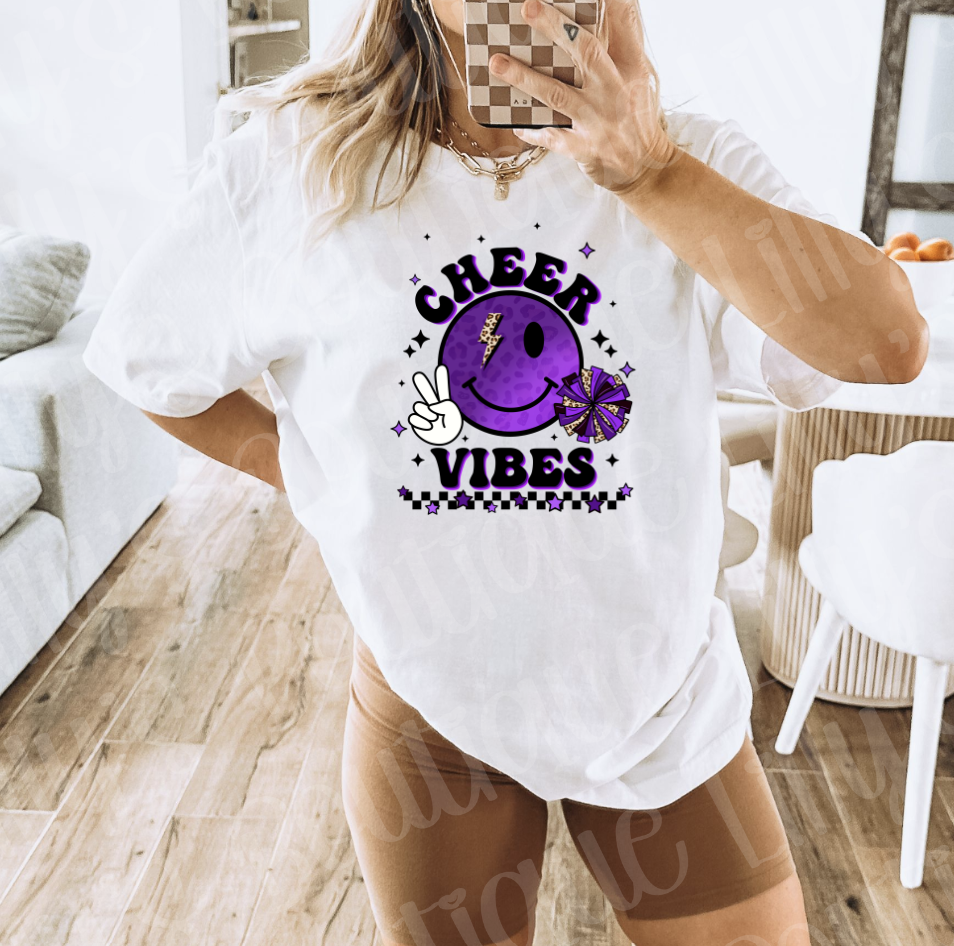 Cheer Vibes purple