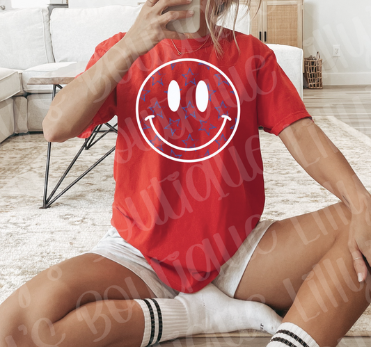 Happy Stars (red)