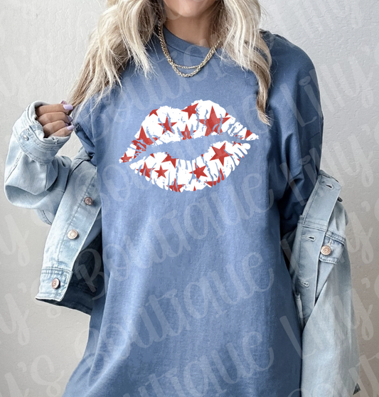 Star lips (indigo blue)
