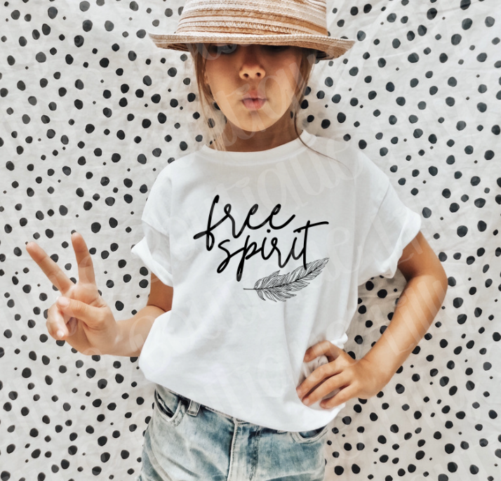 Free spirit youth tee