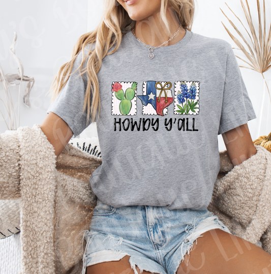 Hey Yall Texas tee POPUP