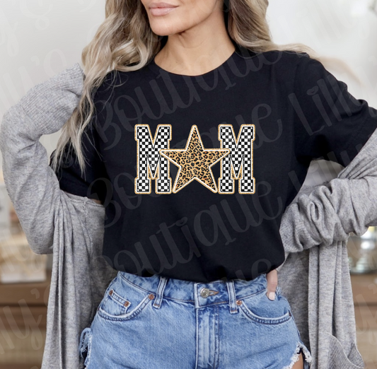 Mom Star tee