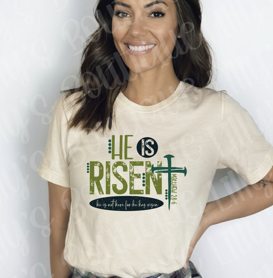 He is risen tee