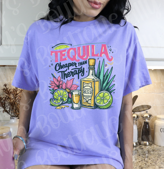 Tequila Cheaper than therapy (violet)