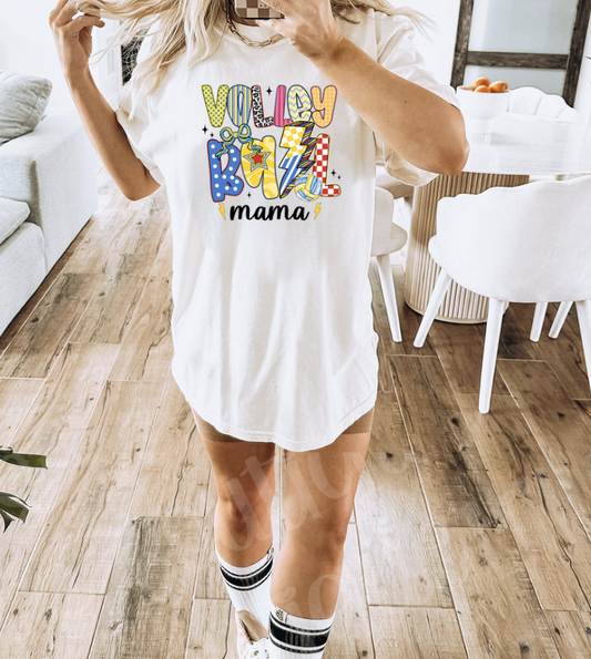 Volleyball mama (white)