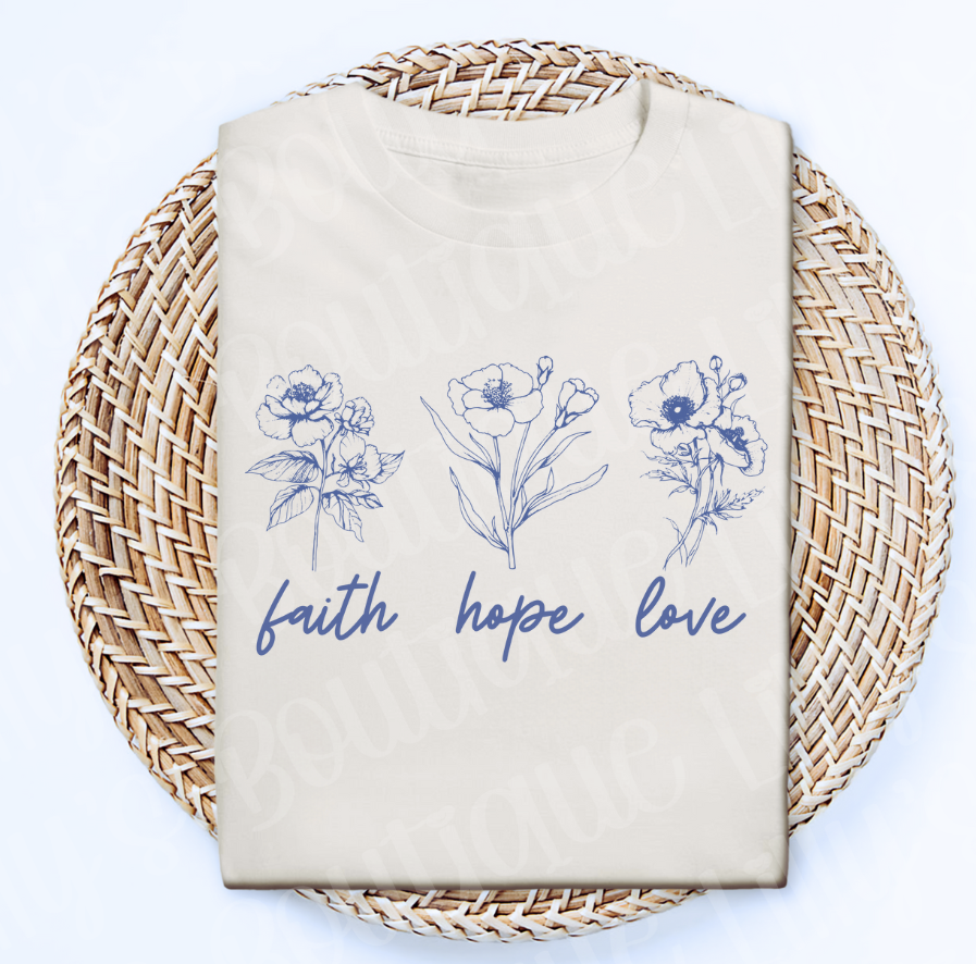 Faith Hope Love (ivory)