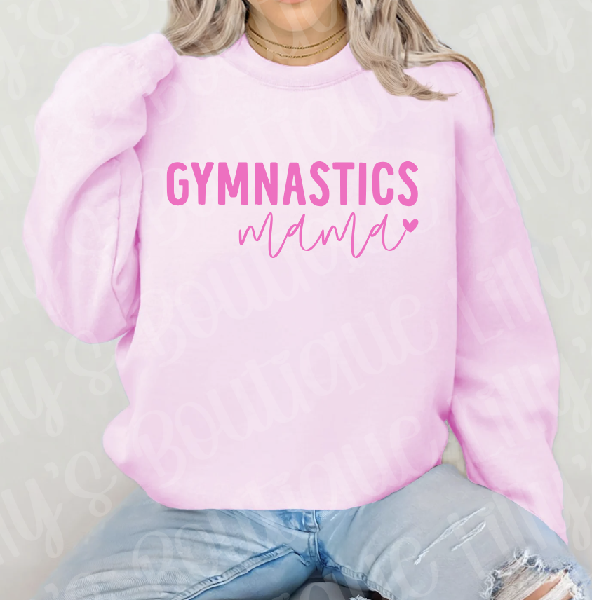 Gymnastics mama (light pink)