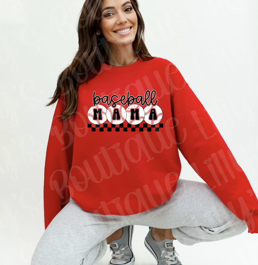 Baseball mama sweatshirt