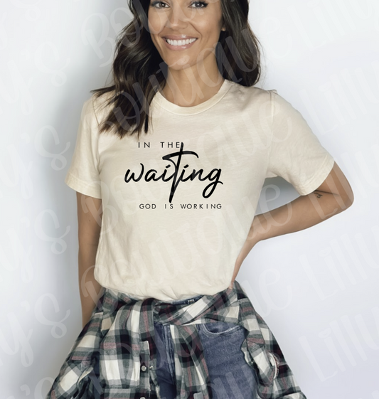 In the waiting tee