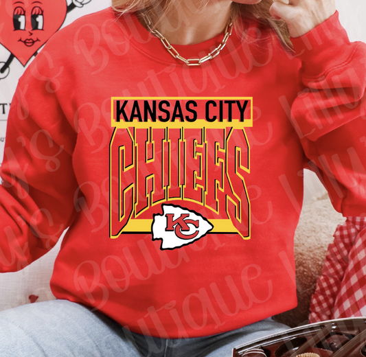 Chiefs red sweatshirt