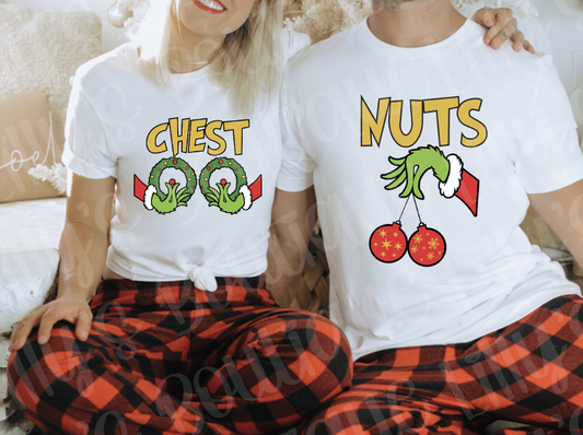 Chest Nuts Couple Tees #2