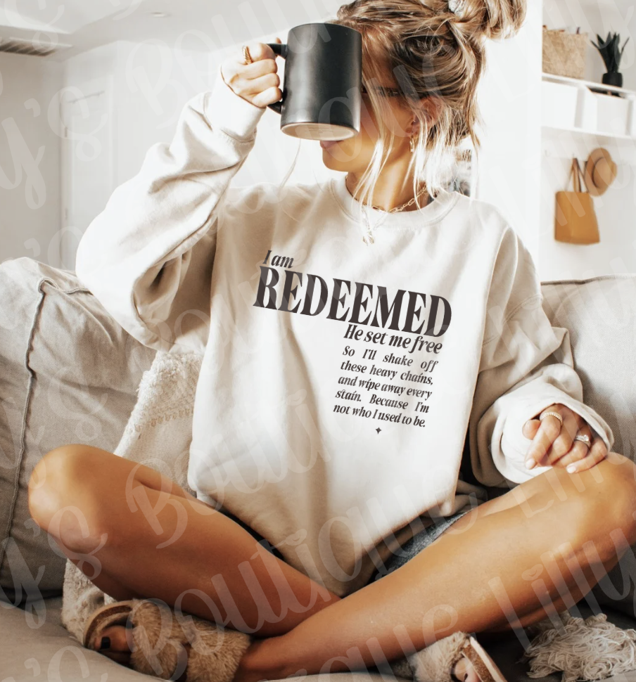 I am Redeemed (tan)