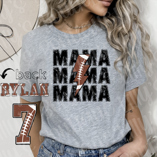 Mama Custom tee Grey