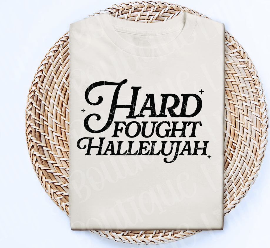 Hard fought Hallelujah (ivory)