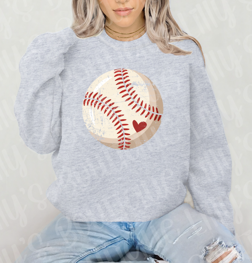 Grunge Baseball (grey)