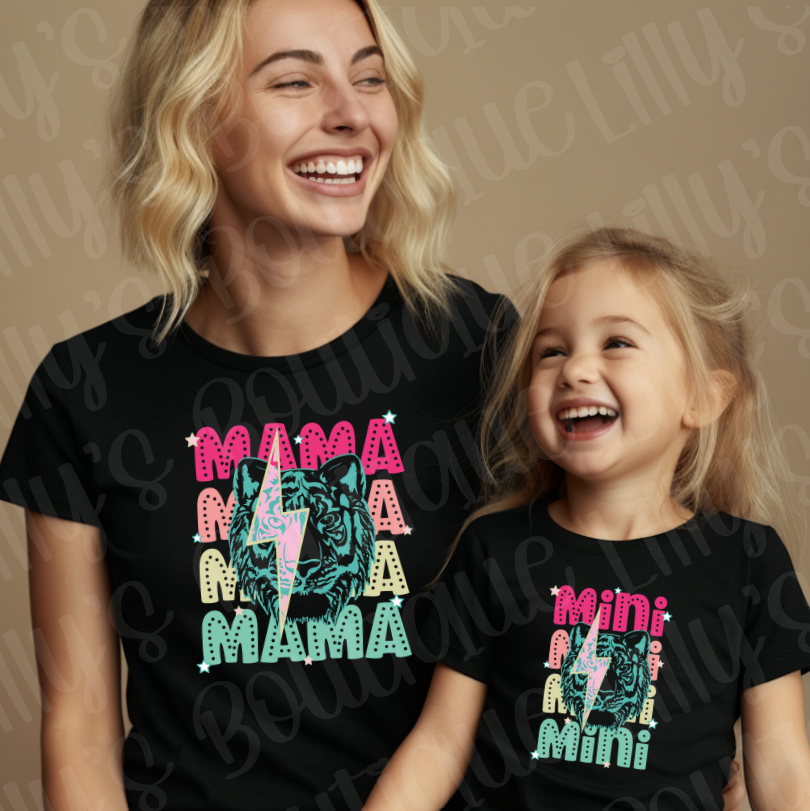 Mama and Mini TIger tees