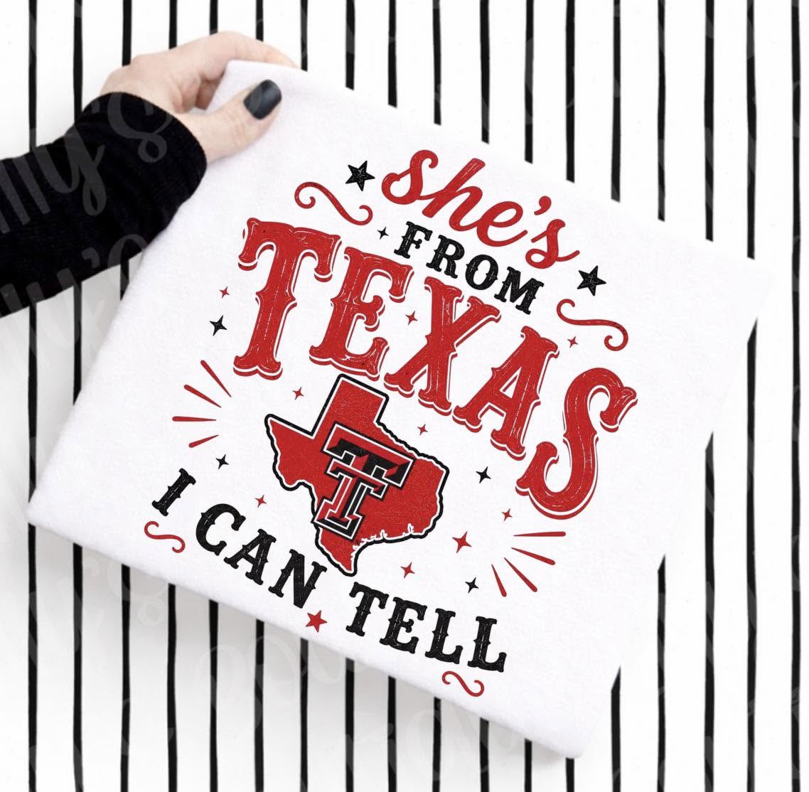 She's from Texas Tech