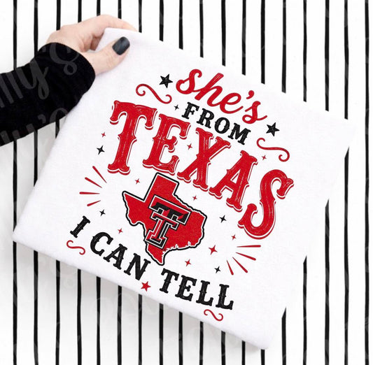 She's from Texas Tech