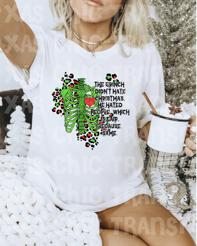 Grinch didnt hate christmas tee