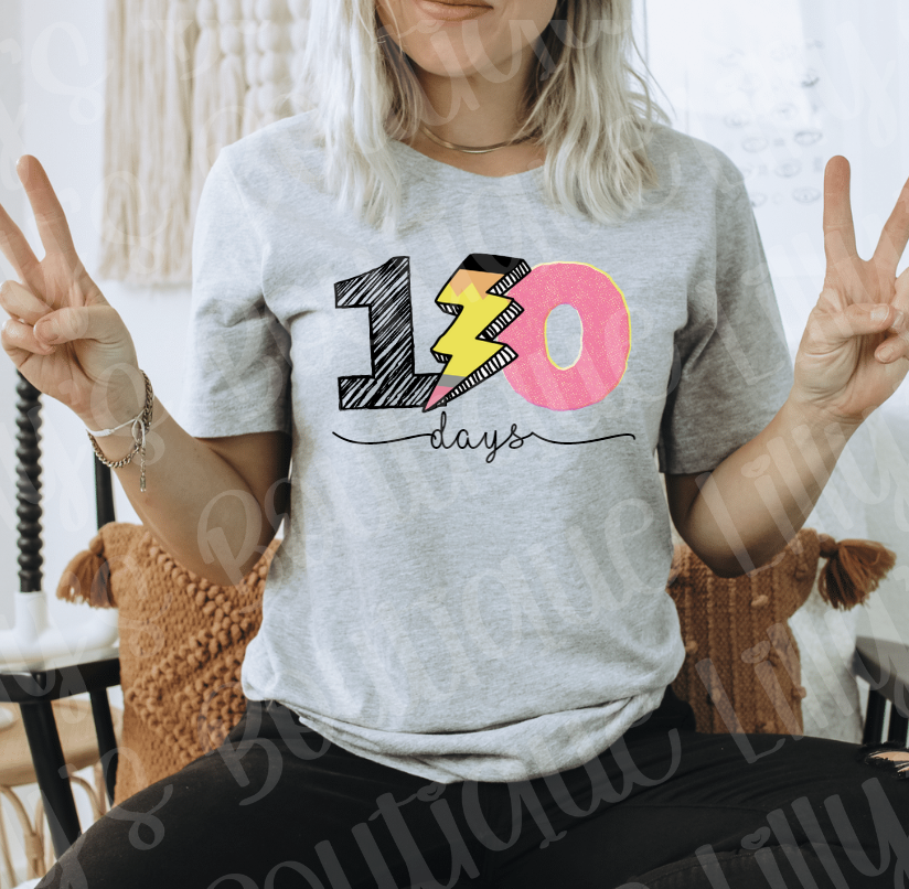 100 days tee