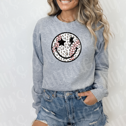 Baseball Happy Sweatshirt