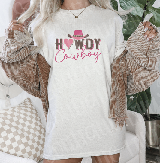 Howdy Cowboy tee