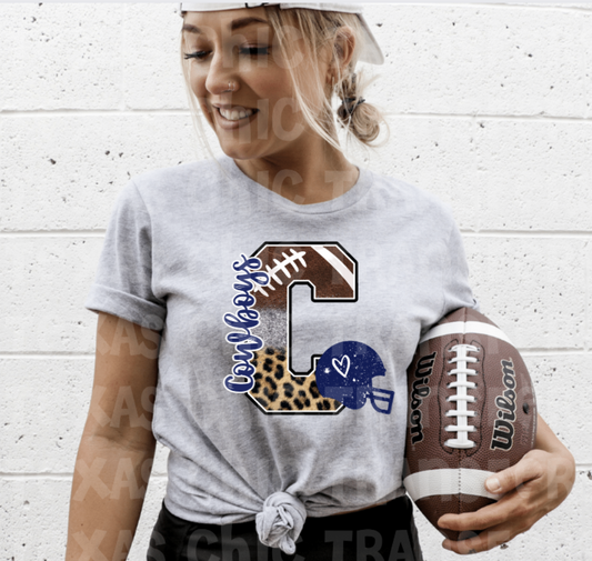 Cowboys Leopard C tee