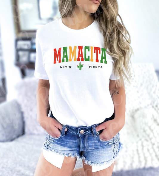 Mamacita let's fiesta tee