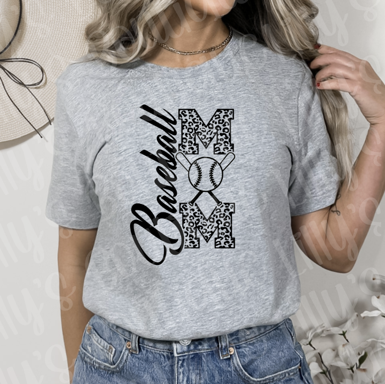 baseball mom tee